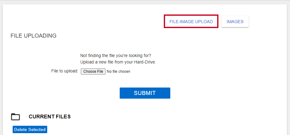 file-image upload button