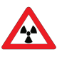 Radiological hazard warning symbol.
