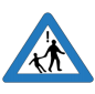 Child abduction emergency amber alert symbol.
