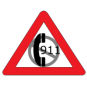 911 telephone outage emergency symbol.