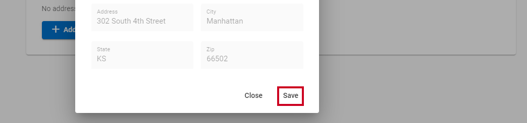 Save location.