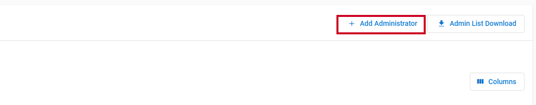 Add administrator button.