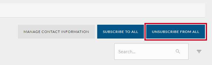 Unsubscribe from all button.