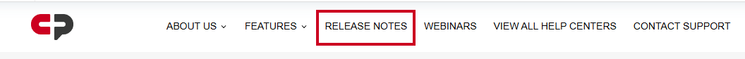 Release notes link.