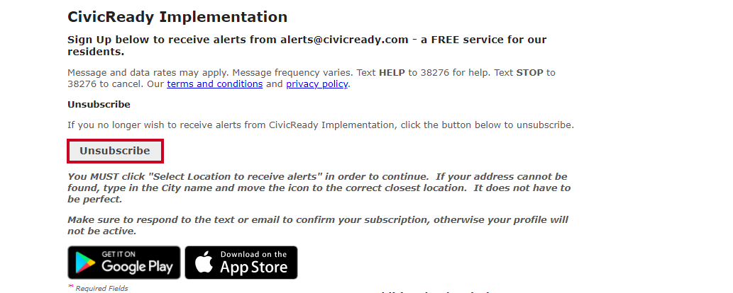 Unsubscribe.