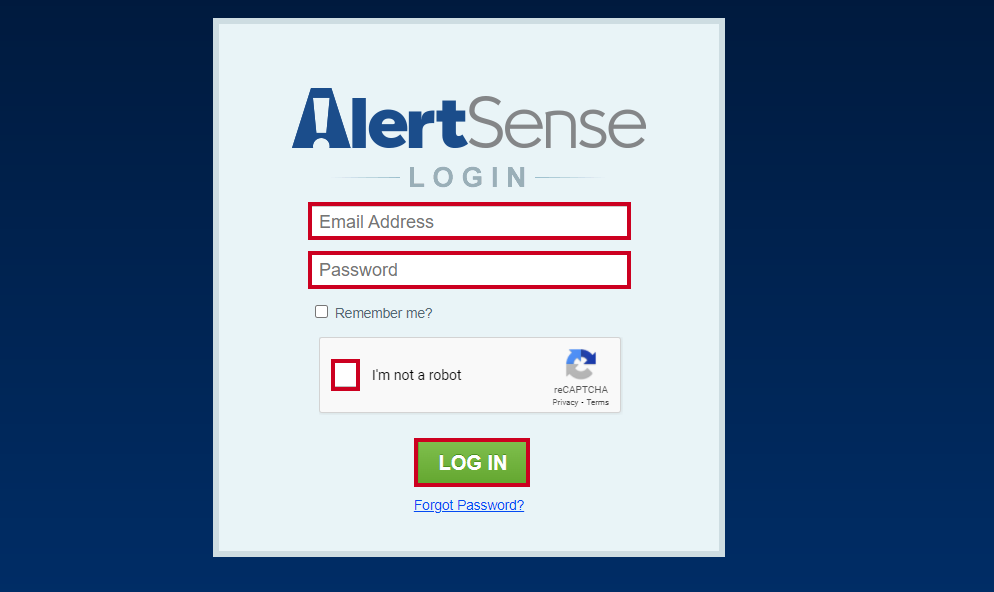 IPAWS Login screen.