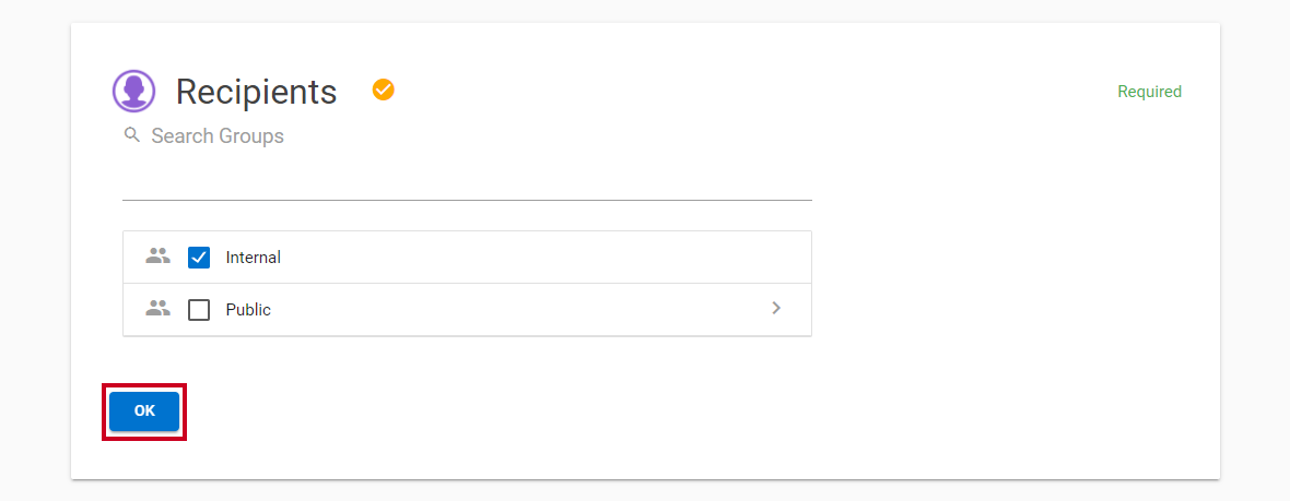 select ok